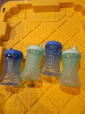 NUK Fun Grips Hard Spout Sippy Cup 10oz 4-Pack BPA-Free Spill Proof
