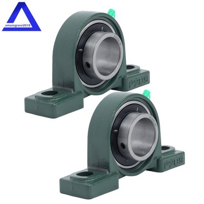 UCP209-28 Pillow Block Bearing - Pack of 2 Mounted Pillow Block Bearings 1-3/4''