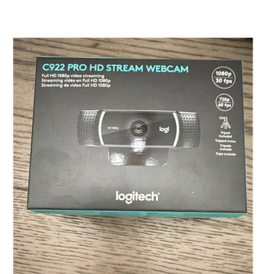 Logitech C922 Pro HD Stream Webcam 1080p 30fps
