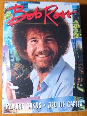 Bob Ross Playing Cards Paintings and Quotes On Each Card