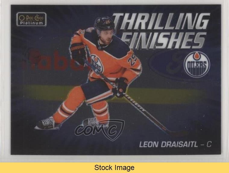 Leon Draisaitl #TF-18 2019-20 O-Pee-Chee Platinum Hockey Thrilling Finishes