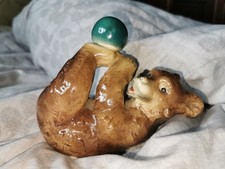 Hunnel-Goebel Figurine - Bear With Ball - Muck - CW29 TMK2. 1950-1952. Very Rare