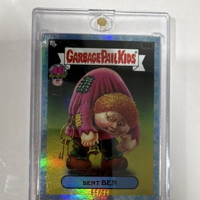 Topps Garbage Pail Kids 40th Anniversary Bent Ben Serial Numbered Card 66b