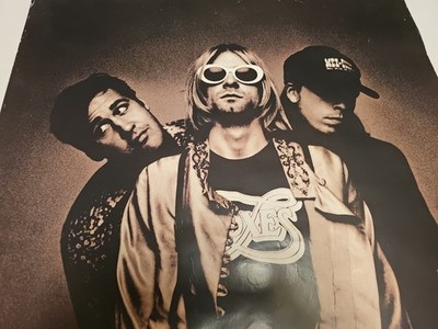 Vintage Nirvana Poster - Original Promo Only - 1993 Sub Pop/Geffen