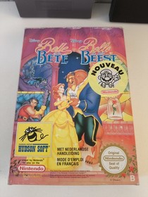 LA BELLE ET LA B&Ecirc;TE - complet  ORIGINALE NINTENDO NES PAL B FRA - Hudson