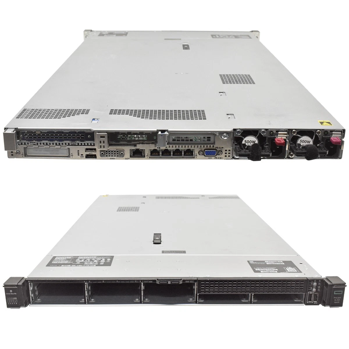 HP DL360 G9 upgradé - 2 Xeon E5-2630v4 - 32 Gb DDR4 - 2 HDD 500GB - 2x10Gb + 2x1Gb - Ordinateurs