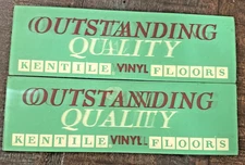 1950S VARI VUE BROOKLYNS KENTILE VINYL FLOORS RARE 3D LENTIUCULAR NOS