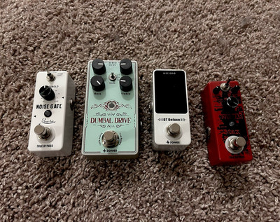 Donner, Stax, Rowin Guitar Pedal Lot,  Drive, Noisegate, Tuner, Distortion
