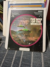CED RCA VideoDisc Selectavision The War Of The Worlds Vintage