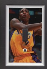 LISA LESLIE LIGHT SWITCH PLATE WNBA LA LOS ANGELES SPARKS