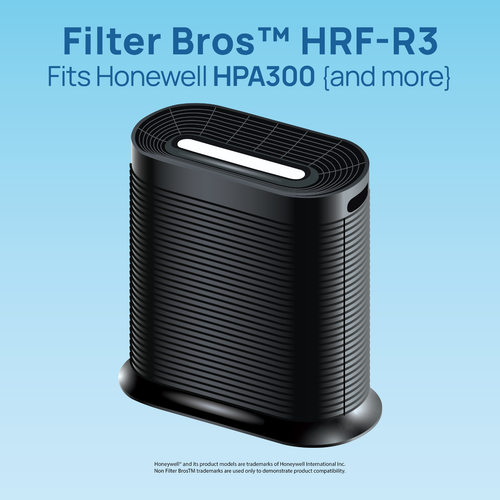 FilterBros HRFR3 Compatible con Filtro HEPA Honeywell R Repuesto para HPA 300 - Imagen 3 de 8