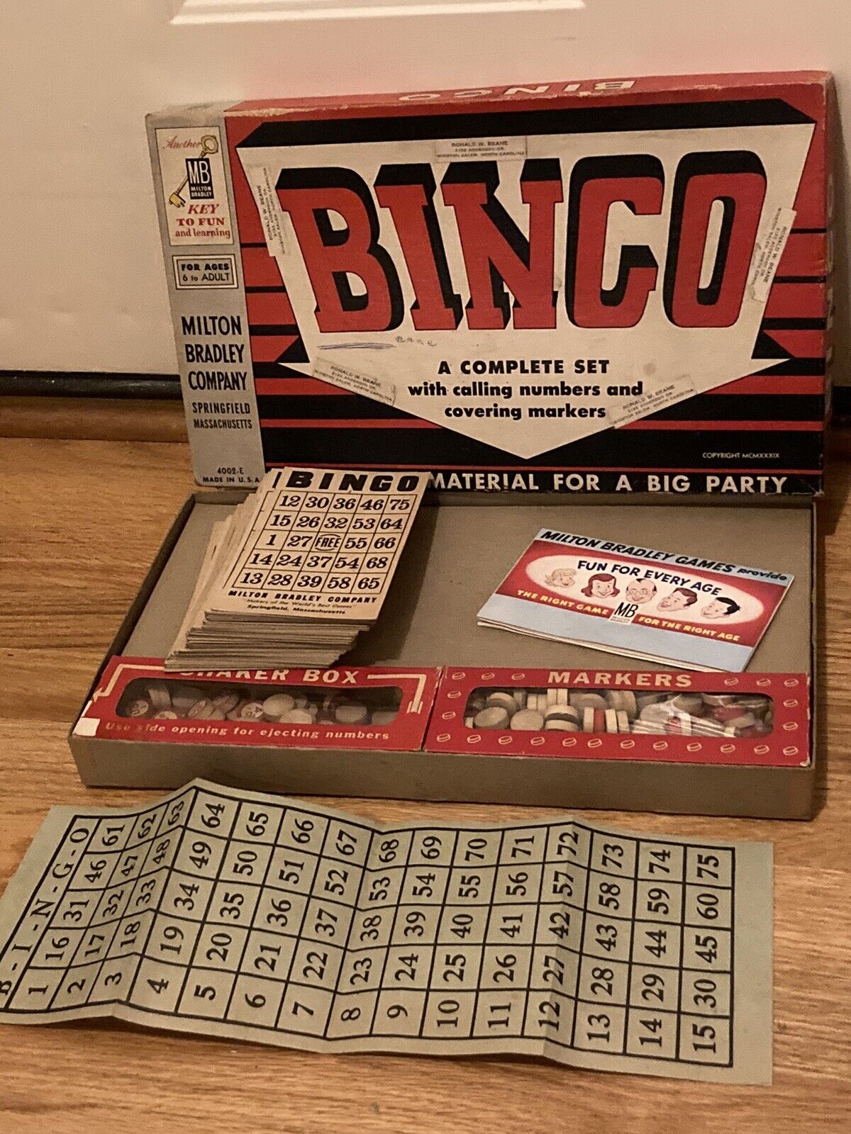 Buy Vintage 1950 Pop-up Store Game by Milton Bradley Unique Game Online in  India 