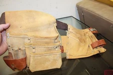 America's Choice Tan Suede Leather Professional Tool Pouch A424X USA 