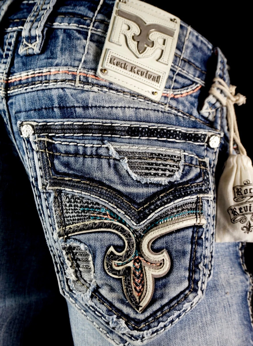 220 Mens Rock Revival Jeans