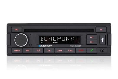 Blaupunkt Milano 200 BT Car Radio CD RDS Turner USB Bluetooth NEW