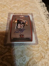 2013 Tyler Eifert Bowman Chrome Pro Uni Autograph Football Card #BA-TE