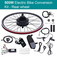 24 inch E-Bike Conversion Kit 36V 500W Electric Bicycle Rear Wheel Motor Hub Set