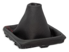 POUR MERCEDES SLK R171 2004-2011 CUIR SOUFFLET LEVIER DE VITESSE COUTURES ROUGE