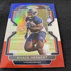 Khalil Herbert 2021 Panini Red White and Blue Prizm NFL Rookie Card #425