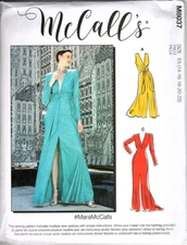 McCall's M8037 Misses 14 to 22 Special Occasion Prom Dress Uncut Sewing Pattern
