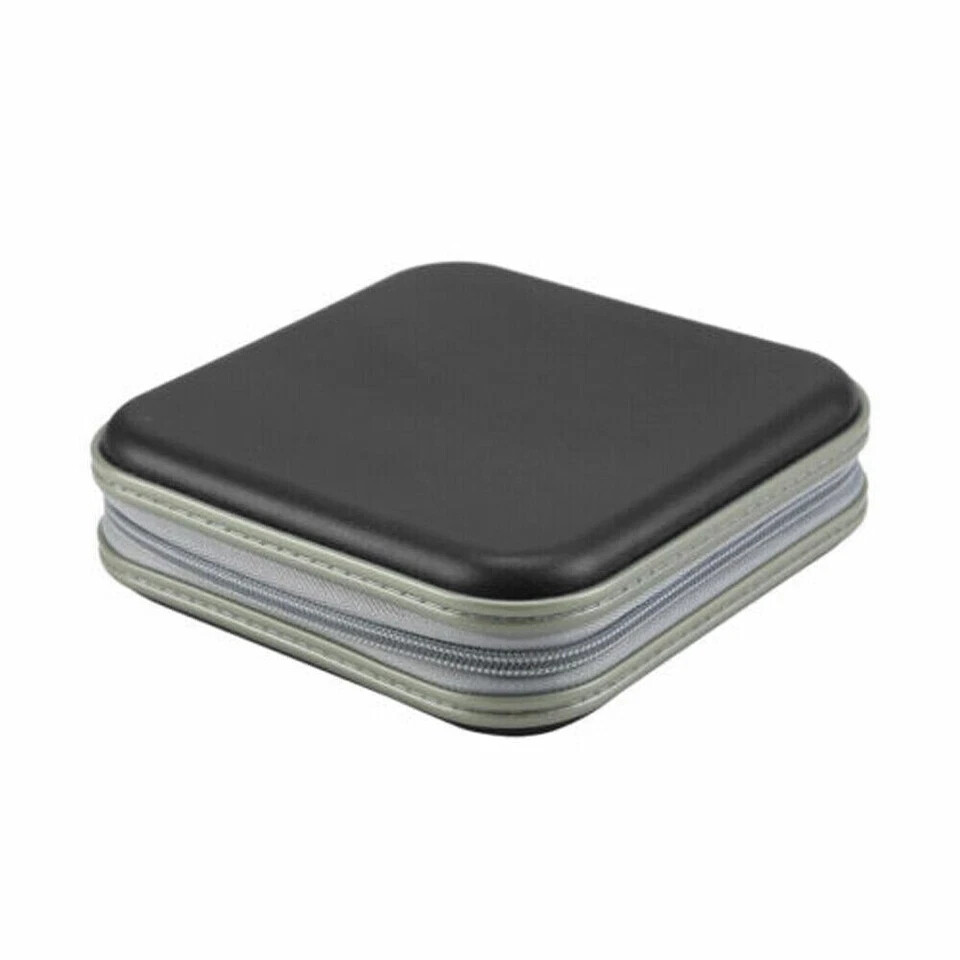 40 CD DVD Carry Case Cover Disc Storage Holder CD Sleeve Wallet Ideal ...