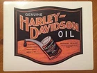 Tin Sign Vintage Genuine Harley-Davidson Oil