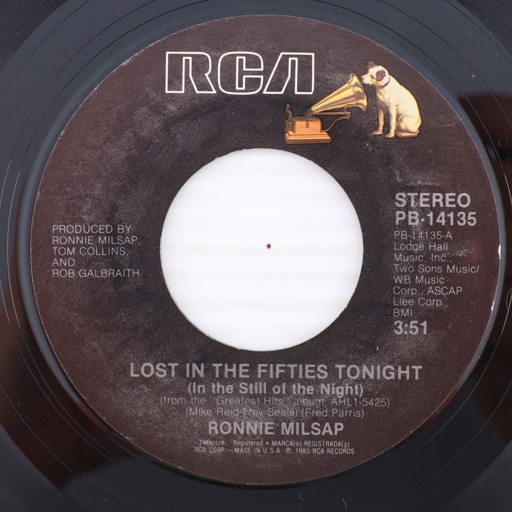 Ronnie Milsap – Lost In The Fifties Tonight  1985 45 rpm 7