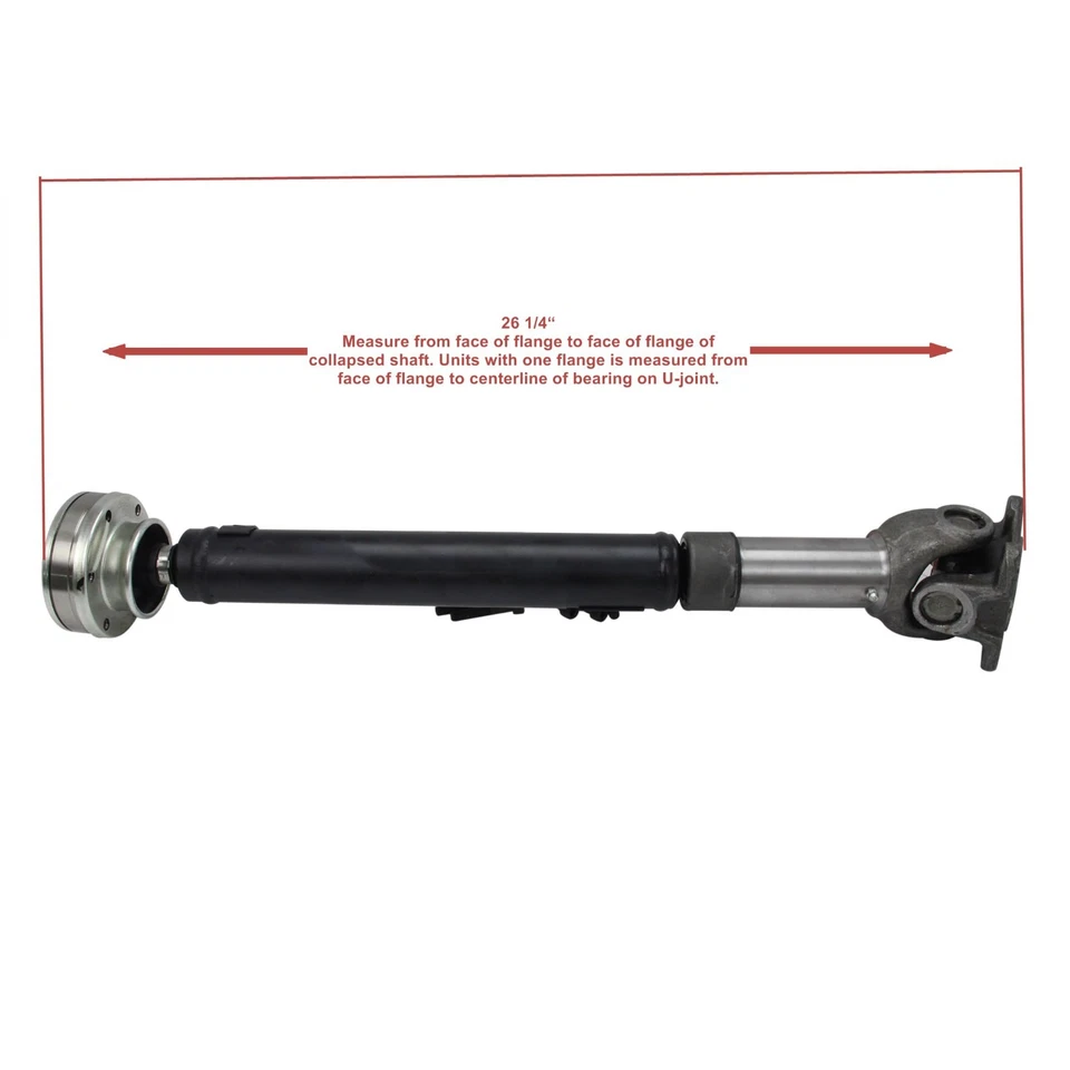 26 1/4 英寸前传动轴适用于 2001 - 2003 道奇 Durango 2006 Raider 4WD 自动 Trans — 第 3/4 张图片
