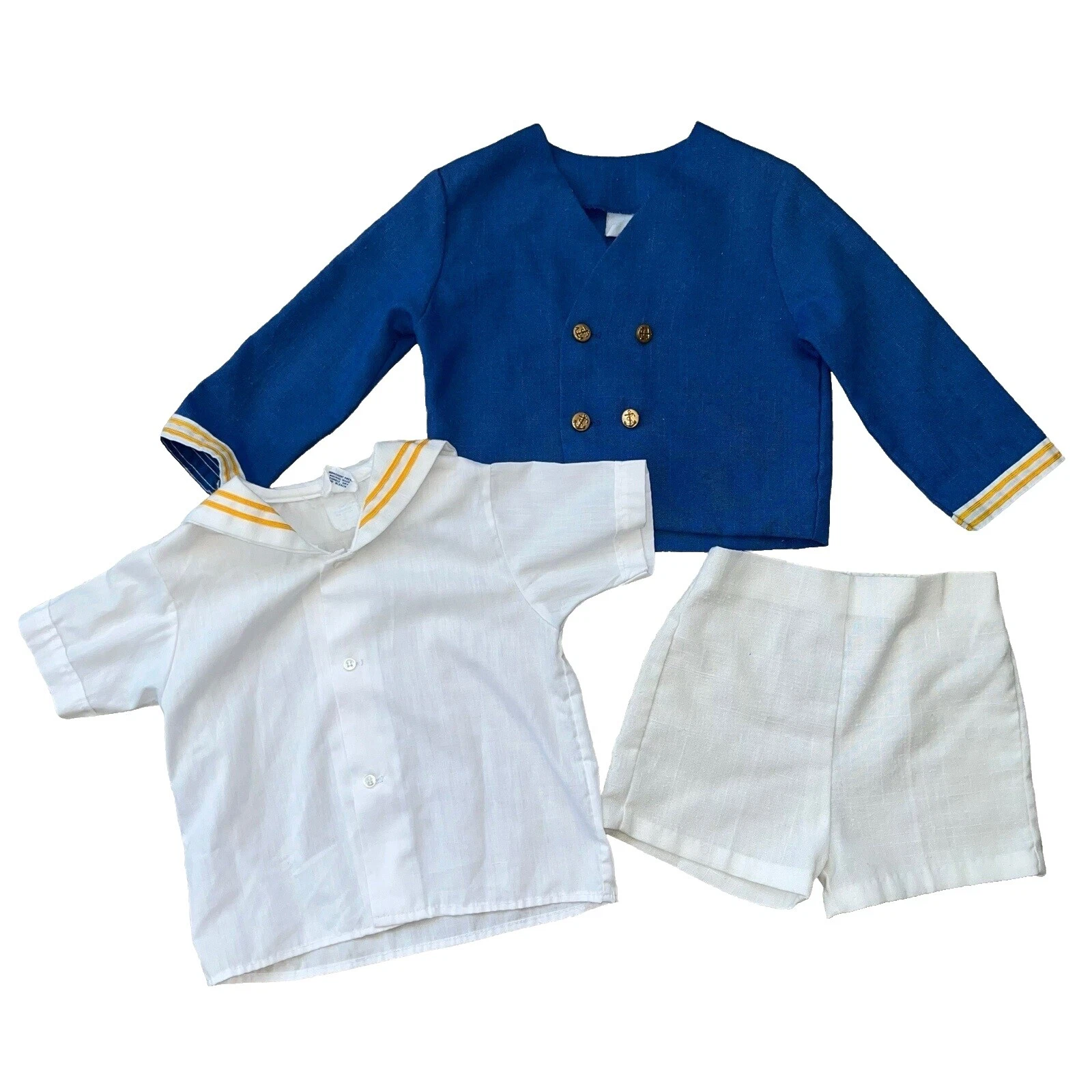 Baby Boys' Cotton Blend Vintage Outfit Sets for Children