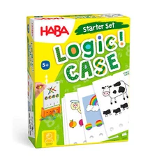 HABA Logic! CASE Starter Set - Brain Building Puzzles for Ages 5+