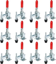 12 Pack Toggle Clamp, Adjustable Hold down Clamps for Woodworking 200Lb Holding