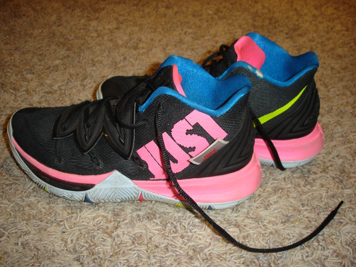 Kyrie 5 pink and black sales