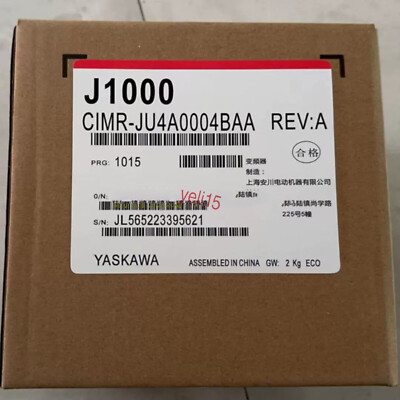 1PC New Yaskawa CIMR-JU4A0004BAA Frequency