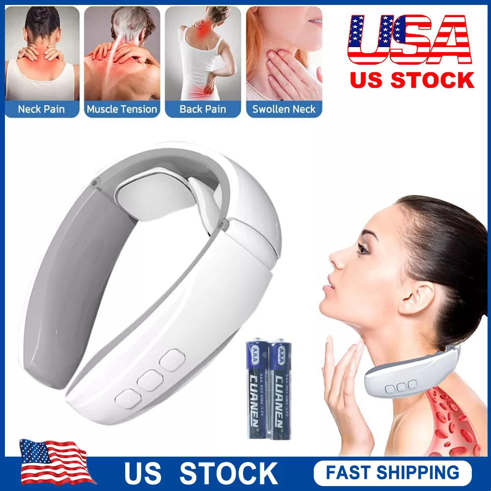 Electric Pulse Neck Massager, Neck Acupoints Massage Device for Pain Relief  New