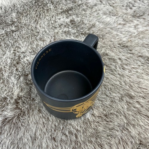 Starbucks Black Matte Gold Coffee Mug Airplane Viennese 14 Oz Mug - Picture 11 of 12
