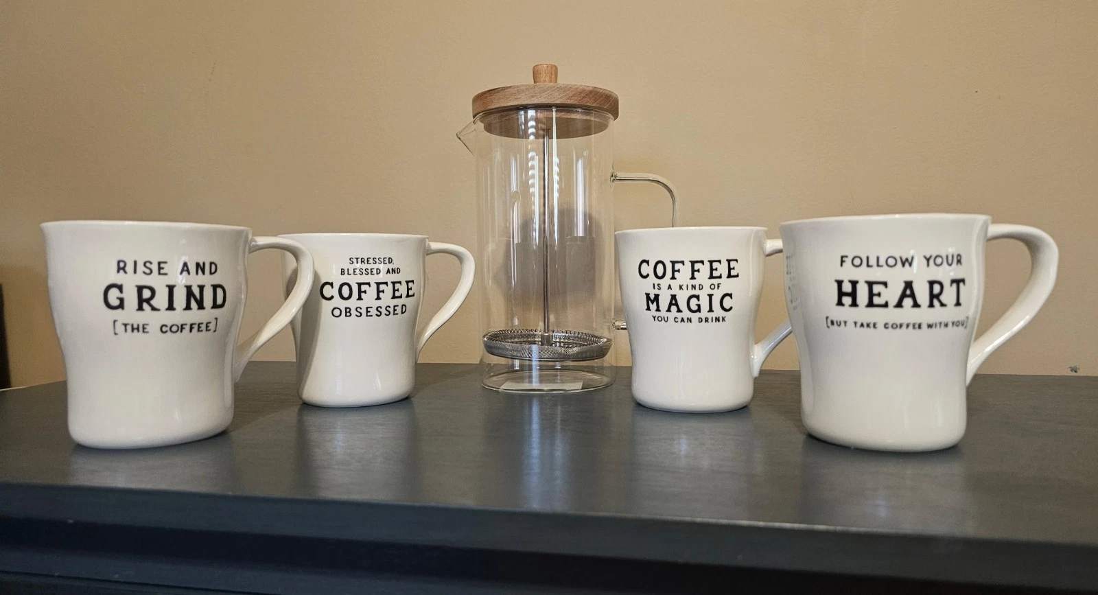 Unique Coffee Cups With French Press