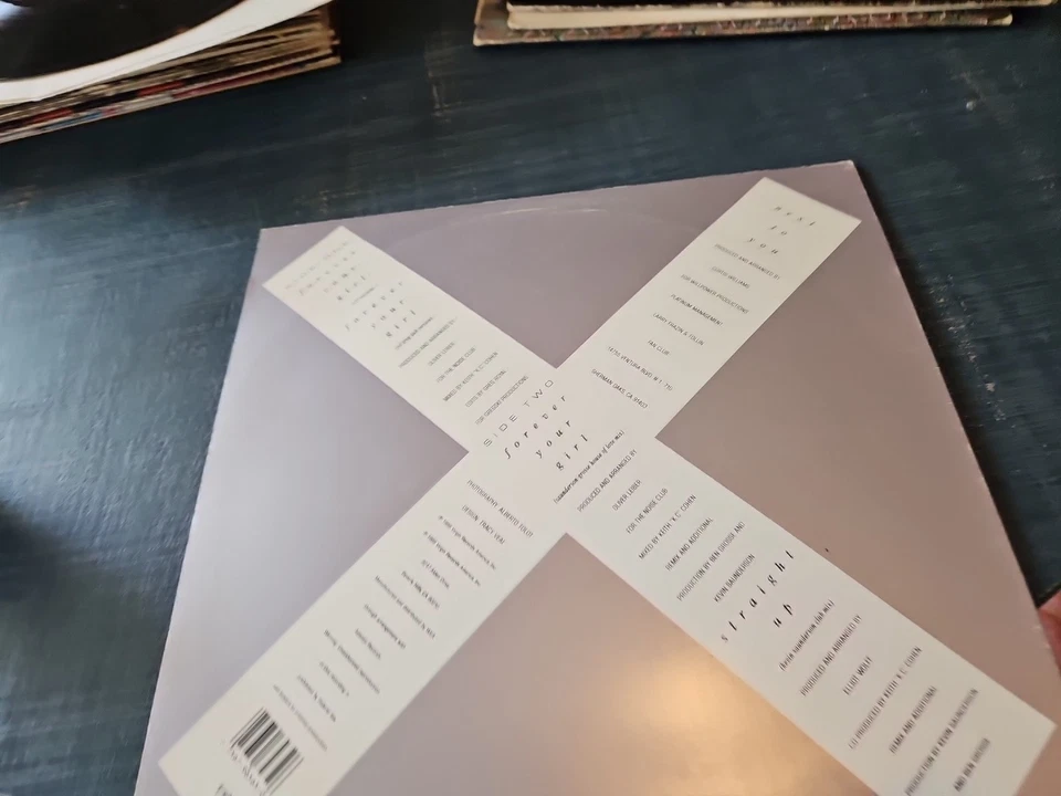 PAULA ABDUL FOREVER YOUR GIRL / STRAIGHT UP 12" VINYL MAXI SINGLE Virgin 0-96565 Foto 2 de 3