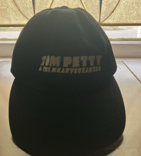 Vintage 2012 Tom Petty & The Heartbreakers Tour Hat Cap Black Strapback