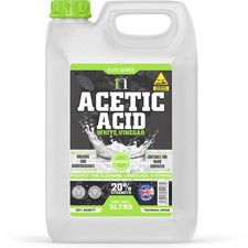 Very Strong White Spirit Vinegar (20%) Cleaning Limescale Stain Patio 5L/5Litres 2.40 per litre