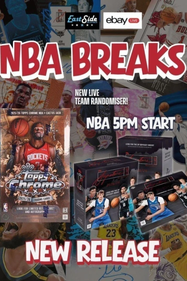 🇦🇺NBA BREAKS🇦🇺 TOPPS CHROME UPDATE 🇦🇺NEW RELEASE🇦🇺