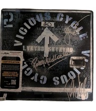 LYNYRD SKYNYRD Signed Promo Poster 12x12 Vicious Medlocke Keys Van Zant JSA COA