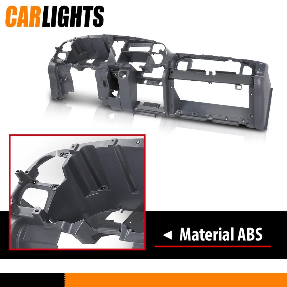 Fit 1998 1999 2020 2001 Dodge Ram Dashboard Dash Core Structure Frame Mount Gray Foto 4 de 4