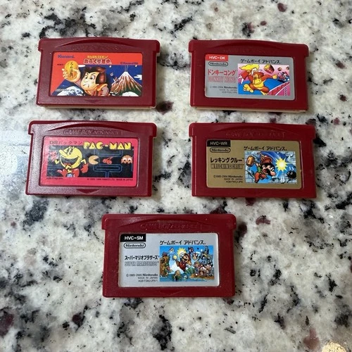Gameboy Advance Games Lot Of 5 GBA Japanese Games NTSC-J