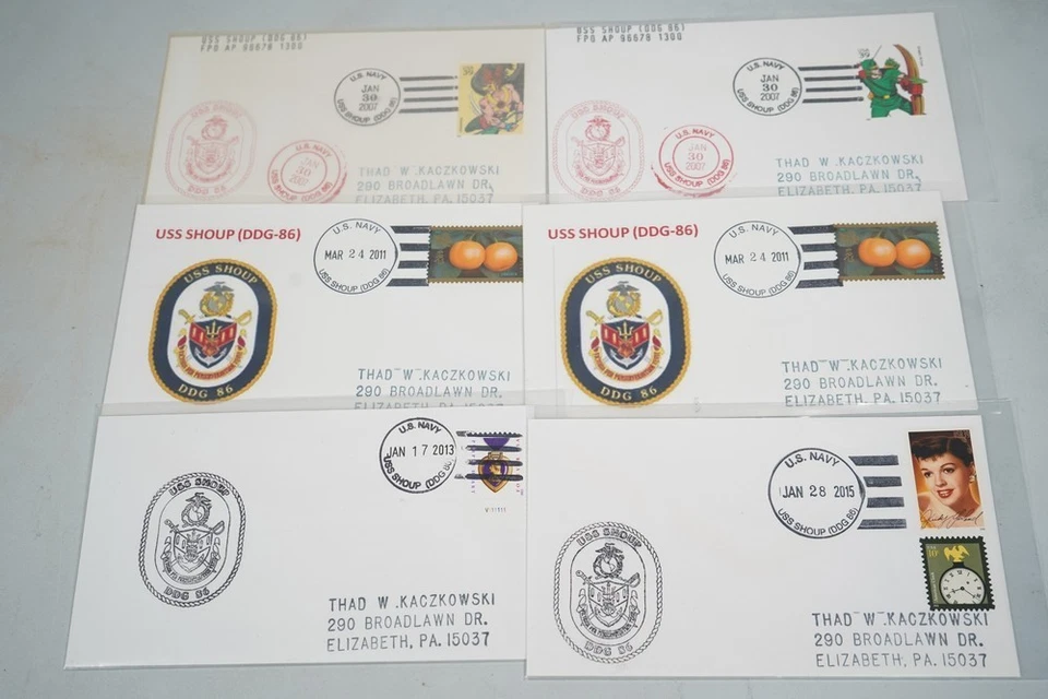 US 2000s-2020s COLLECTION OF 440 DDG GUIDED MISSILE DESTROYER NAVAL COVERS - Image 2 of 4