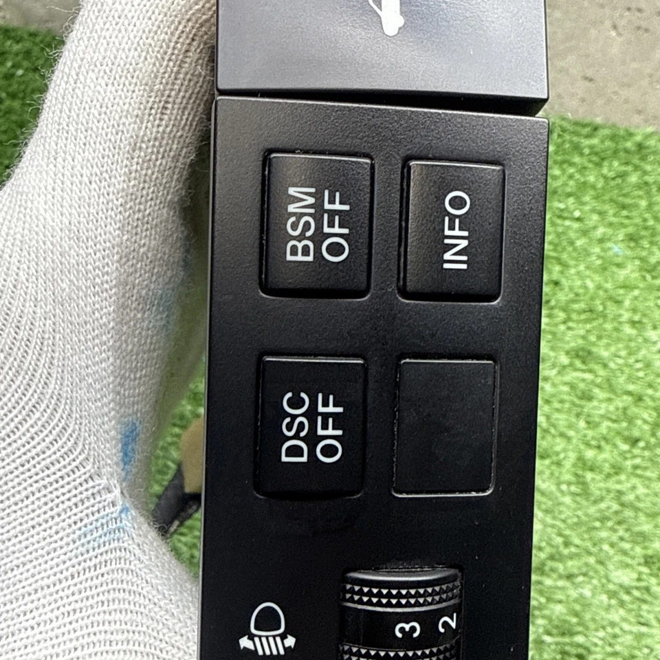 Interruptor de atenuación Mazda 6 2009 2010 interruptor de liberación de maletero BSM OEM GS4G66170 tracción Foto 4 de 4