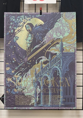 Sleep Token 2025 FOIL Even In Arcadia Tour Poster by Kasia Jasmina