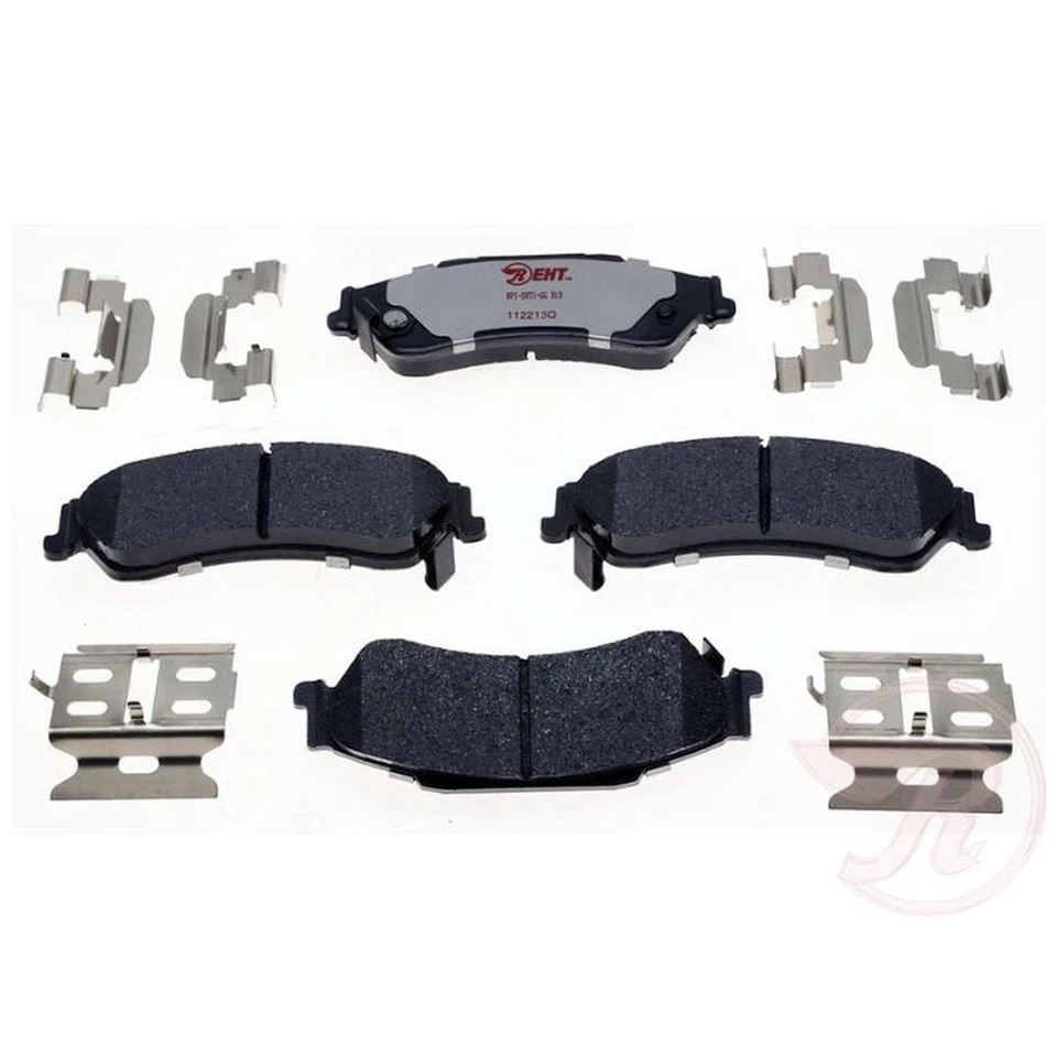 KIT-210513-1360 Raybestos conjunto de 4 rodas disco de freio e kits de pastilhas dianteiro e traseiro - Imagem 2 de 4