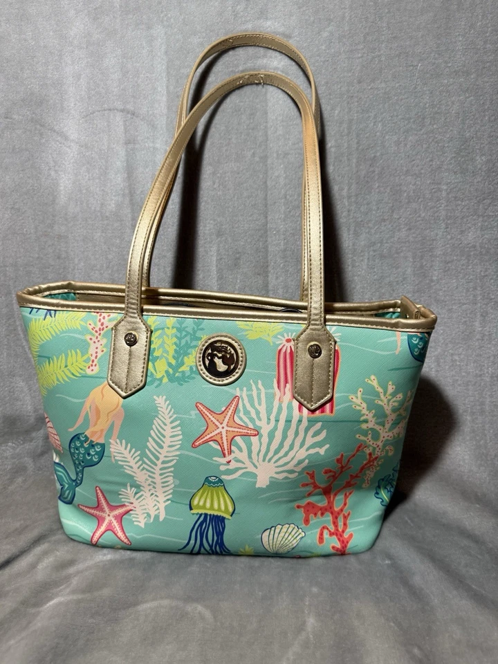 HTF Spartina 449 Mermaid Work Tote Shoulder Handbag - Daufuskie Island! 💕 - Image 2 of 4