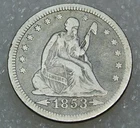 1853-P Seated Liberty Quarter — photo from another recent sale