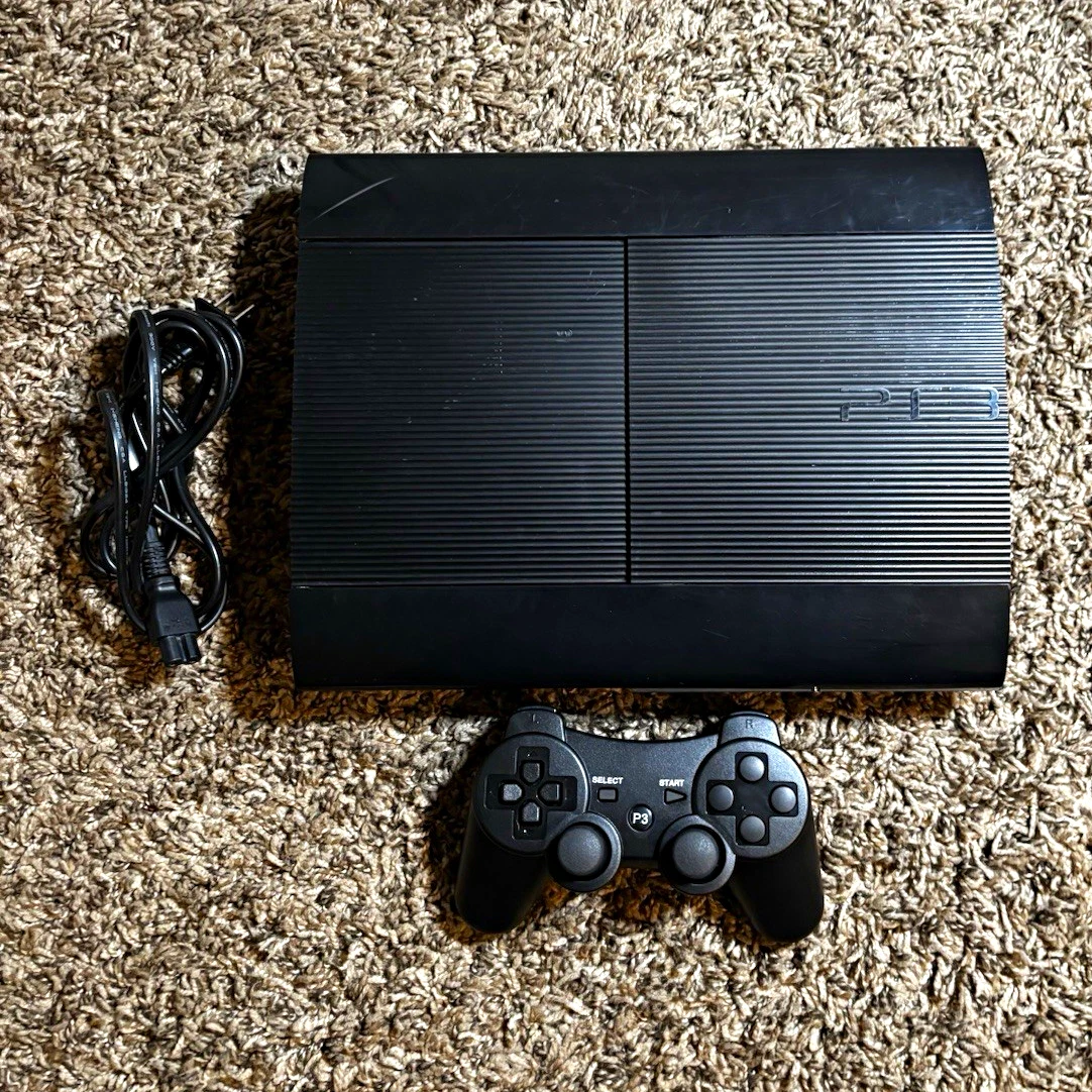 Sony PlayStation 3 - Super Slim Black Video Game Consoles for sale